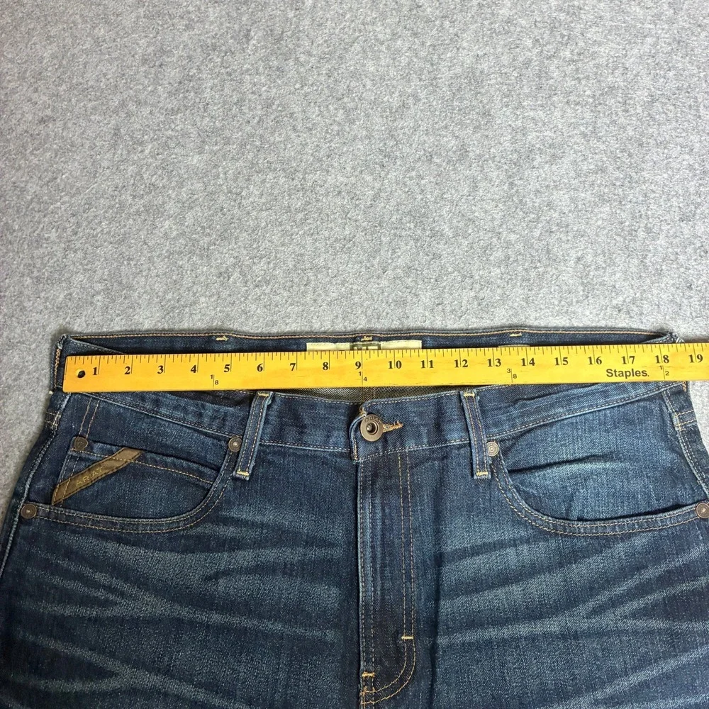 Ariat M5 Legacy Straight Leg Jeans Mens Size 36x30 Dark Wash Denim Stretch